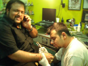 Tattooing RJ Khurafati