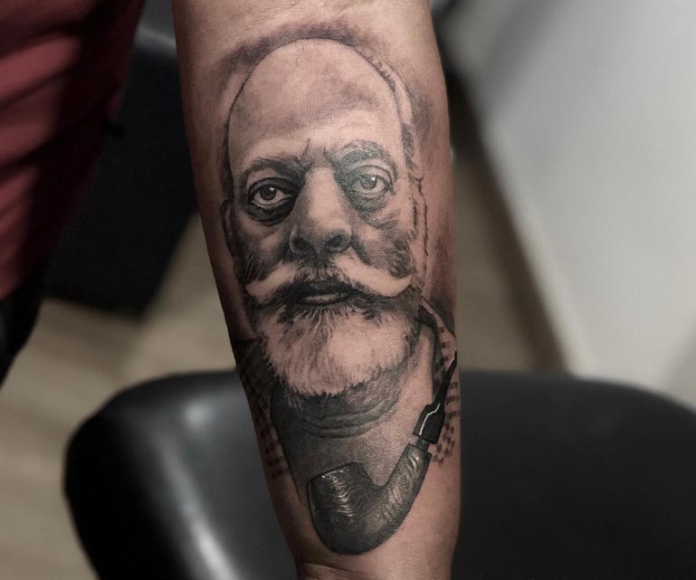 arm father tattoo