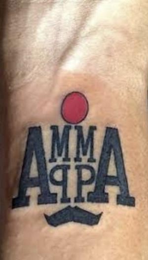 amma appa tattoo with maa bindi