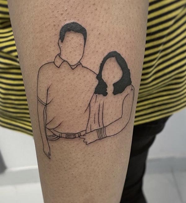 Parents who get their kids' drawings as tattoos