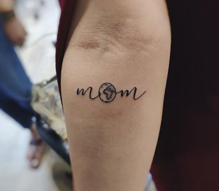 Mom Temporary Tattoo - Custom Heart Tattoos