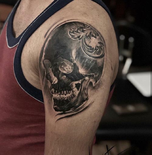 skull tattoo design