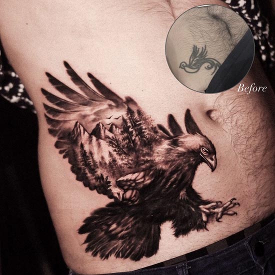 forrest-nature-in-wings-of-eagle-large-tattoo-male-side