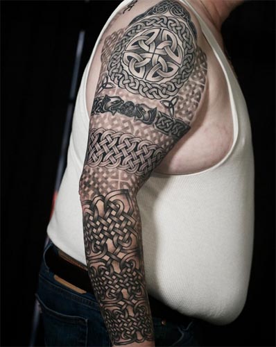 celtic tattoo male full sleeve 1