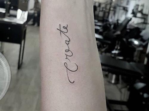 create quote tattoo design