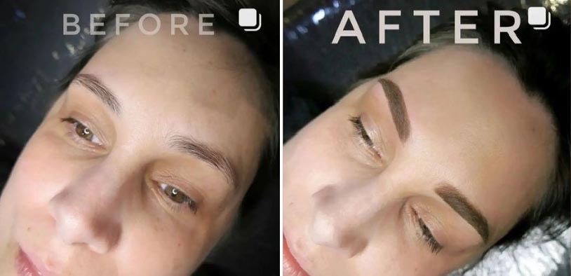 microblading eyebrows cost delhi india artist studio at devilz tattooz